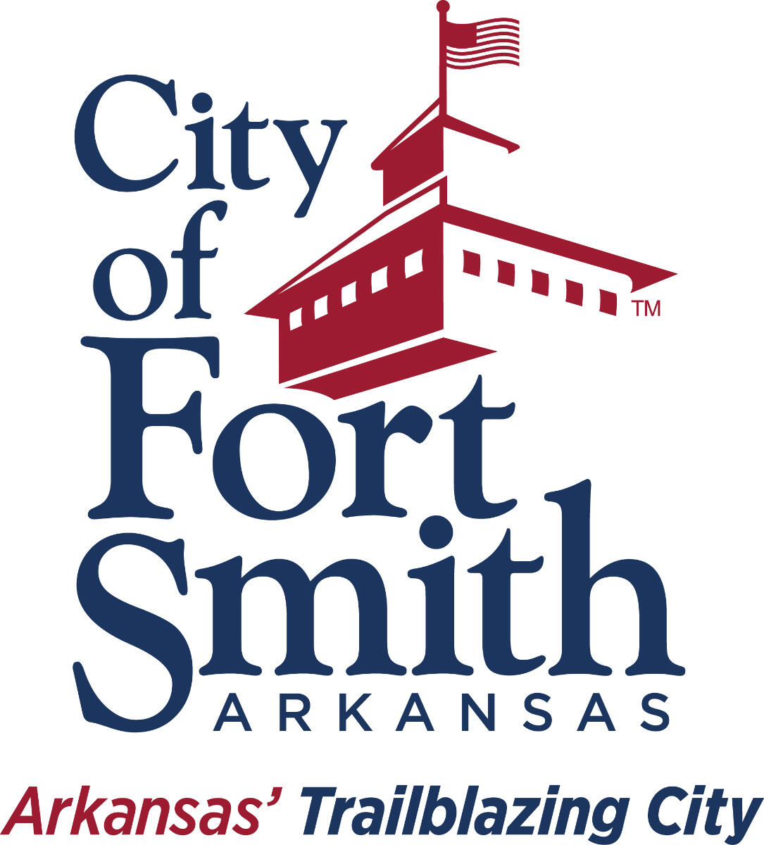 Fort Smith. Sign Welcome to Fort Smith